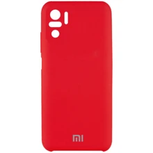 Аксессуар для смартфона Mobile Case Silicone Cover Shield Camera Red for Xiaomi Redmi Note 10 / Note 10s: Совместимость Xiaomi Redmi Note 10 / Note 10s