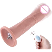 Фаллоимитатор 10.2″ с вибрацией для секс-машин Hismith Silicone Dildo with Vibe: Назначение Вагинальные