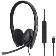 Наушники Sennheiser SC 160 USB-C (508354): Тип конструкции накладные