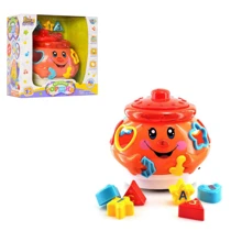 Дитяча розвиваюча гра сортер Горщик-логіка Limo Toy з музикою (0915 UKR): Тип сортер