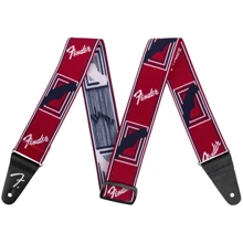 Ремень гитарный FENDER STRAP 2" WEIGHLESS MONOGRAMMED RED/WHITE/BLUE: Производитель Fender