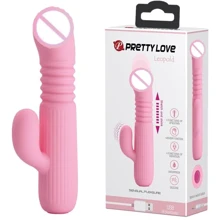 Вибромассажер с поступательным движением Pretty Love - Leopold, BI-014593-1: Для кого Для женщин