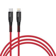 Кабель Intaleo Cable USB-C to Lightning 18W 1.2m Red (CBRNYTL1): Тип USB-C - Lightning