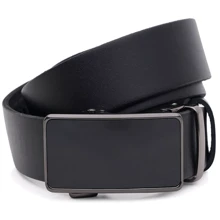 Чоловічий ремінь Borsa Leather чорний (115v1genav42-black): Стать Мужской