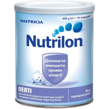 Nutrilon молочная смесь 400 г Пепти: Тип Смеси молочные
