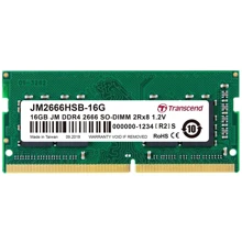 Transcend 16 GB SO-DIMM DDR4 2666 MHz JetRam (JM2666HSE-16G): Тип DDR4