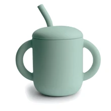 Поилка Papillon Mushie с трубочкой Cambridge Blue ментол (000680): Производитель Papillon