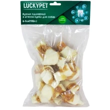 Лакомства Lucky Pet для собак Узелок одинарный №2 с мясом курицы 8-9 см 10 шт (551146): Производитель Lucky Pet