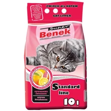 Бентонитовый наполнитель Super Benek Standart с аром цитрусовой свежести 5л (5905397018599): Вид Глиняный