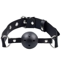 Кляп Hermes ball gag plastic Black: Виробник sLash
