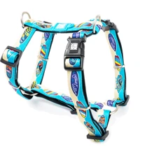 Шлейка для собак Max & Molly Urban Pets H-Harness - Aloha/L 2 см 70-98 см голубая (4894512050761): Производитель Max & Molly Urban Pets