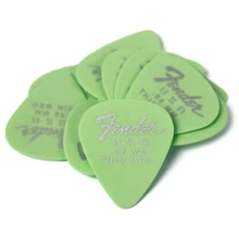 Медіатор Набір медіаторів Fender 351 Dura-Tone .58 12-Pack Surf Green (229378): Тип Медиатор