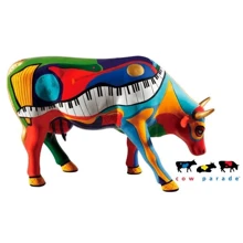 Коллекционная статуэтка корова Cow Parade Moosicowly Speaking Size L (46730): Производитель Cow Parade
