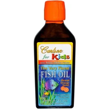 Carlson Labs The Very Finest Fish Oil for Kids 200 ml Orange: Форма випуску рідина