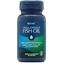 GNC Triple Strength Fish Oil Риб'ячий жир 30 капсул: Тип Омега 3
