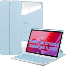 Аксессуар для планшетных ПК BeCover Case Rotatable Smart Keyboard Light Blue for Lenovo Tab M11 TB-TB330FU/Xiaoxin Pad 11 2024 (712410): Цвет голубой