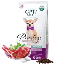 Сухой корм Optimeal Adult Dogs Grain Free для собак миниатюрных и малых пород с ягненком 1.95 кг (4820215362894): Тип Сухой корм