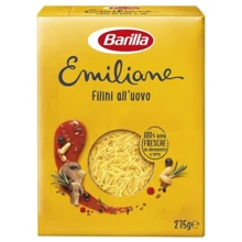 Макарони Barilla Emiliane Filini All'uovo (з яйцем), 275 г (WT4116): Вага нетто 275 г