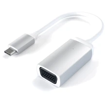 Адаптер Satechi Adapter USB-C to VGA Silver (ST-TCVGAS): Колір сріблястий