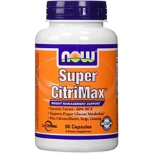 NOW Foods SUPER CITRIMAX PLUS 750 mg 90 CAPS Комплекс для коррекции веса: Производитель NOW Foods