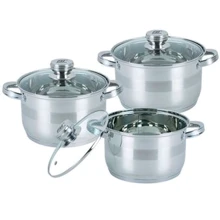 Набор посуды Bohmann BH 06-275 (6 пр.): Материал корпуса нержавеющая сталь