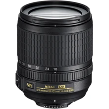 Объектив для фотоаппарата Nikon 18-105mm f/3.5-5.6G ED AF-S VR DX Nikkor Официальная гарантия: Тип объектива стандартный