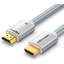 Кабель и переходник Vention HDMI - HDMI V 2.1 (M/M), 1 м, Silver (ALCIF): Тип кабель