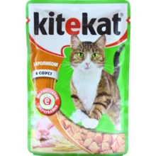 Консервы для котов Kitekat с кроликом в соусе 100 г (4770608252427): Тип Влажный корм