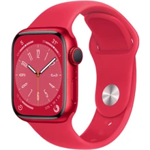 Apple Watch Series 8 41mm GPS (PRODUCT) RED Aluminum Case with (PRODUCT) RED Sport Band (MNP73, MNUG3) Approved Витринный образец: Производитель Apple