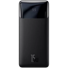 Внешний аккумулятор Baseus Power Bank 10000mAh Bipow Display 15W Black (PPDML-I01): Количество USB 3