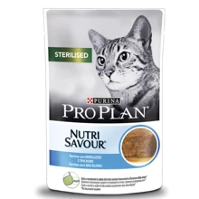 Влажный корм для котов Purina ProPlan Sterilised Nutrisavour Для стерилизованных мусс с треской 85 г (12424536): Тип Влажный корм