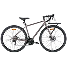 Велосипед Leon TR-90 DD Cr-Mo steel 28" рама-L бежевий 2022 (OPS-LN-28-037): Матеріал рами Алюминий