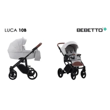 Универсальная коляска 2 в 1 Bebetto LUCA (10) светло-серый (черная рама) (503.20.18.B10): Тип коляски универсальная коляска (2-в-1)