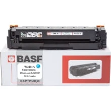 Картридж BASF HP CLJ M255, MFP M282/M283 W2211A Cyan, without chip (BASF-KT-W2211A-WOC): Производитель BASF