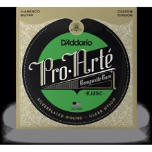Струна для гитар Набор струн D'addario EJ25C Pro-Arte Composite Flamenco Nylon Clear: Тип Комплект струн