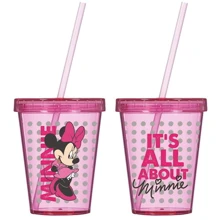 Стакан з трубочкою HEREVIN DISNEY Minnie Mouse 0.6 л (161440-020): Тип Склянка