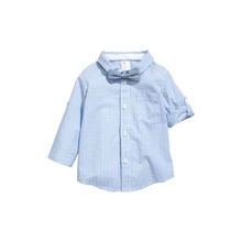 Рубашка H&M 9Z5170486р 68 см голубая: Пол Мальчик