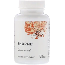 Thorne Research, Quercenase, 60 Capsules (THR-33202): Вид Неферментные