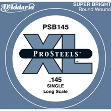 Струна для гитар Струна D`ADDARIO PSB145 XL PRO STEELS ROUND WOUND SINGLE 145: Тип Струна