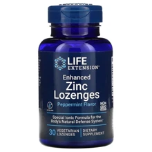 Life Extension Enhanced Zinc Lozenges Цинк 30 льодяників: Тип Цинк