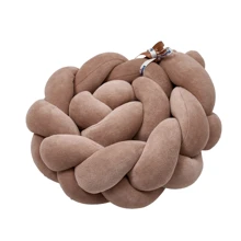 Бампер - косичка Twins 3-х прядная 120 см 2020-K3-120-201, latte: Тип Защитное ограждение для кроватки
