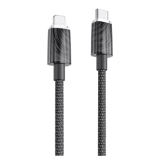 Кабель Proove Cable USB-C to Lightning Spectral 27W 1m Black: Тип USB-C - Lightning