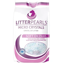Наполнитель туалетов для кошек Litter Pearls Micro Crystals кварцевый 1.59 кг (3.6 л) (633843106044): Вид Кварцевый