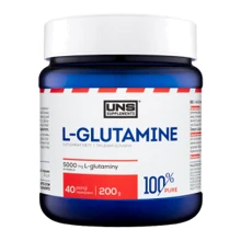 Аминокислота для спорта UNS 100% Pure L- GLUTAMINE 200g Pure: Вкус Без вкуса