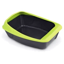 Туалет для котов MPS Virgo Dark Grey/Green 52x39x20 см темно-серый (S08040107): Вид Открытый