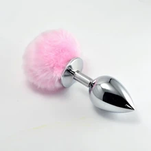 Анальная пробка Heavy Metal Anal Plug Pompon L Pink: Для кого Унисекс