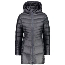Пуховик CMP Woman Coat Snaps Hood 39K3096-M862 42 (34) серый зимний с капюшоном: Сезон Зима