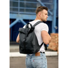 Чоловічий рюкзак Sambag RollTop LZT чорний (24208001m): Стать Чоловік