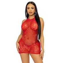 Мини-платье со стразами Leg Avenue OS Red: Для кого Для женщин