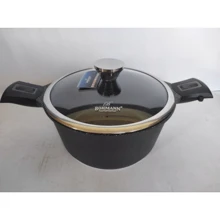 Кастрюля Bohmann 28 см 6.5 л съемная ручка (1730-28-CR-BH): Тип Традиционная